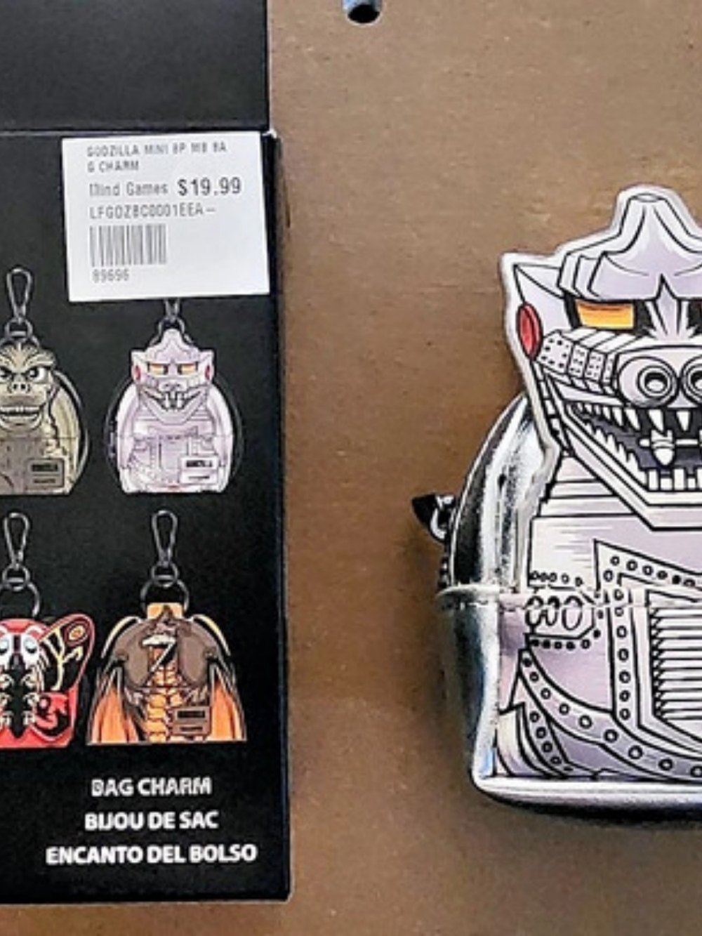 Godzilla Bag Charm